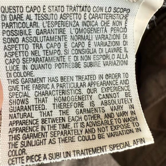 Diesel Industries Pants Size 33 Button Fly Cotton Linen Casual - Picture 16 of 16